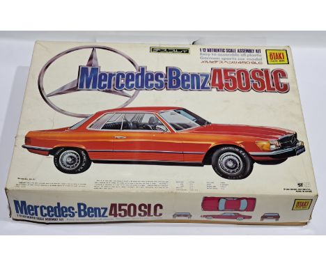 Otaki Plastic Model 1:12 scale, No.0T3-78 - Mercedes-Benz 450 SLC. Conditions appears Good Plus to Excellent (with instructio