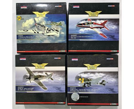 Corgi Aviation Archive, a boxed group of 1:72 scale Military Aircraft. Although unchecked for completeness condition appears 