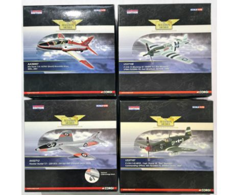 Corgi Aviation Archive, a boxed group of 1:72 scale Military Aircraft. Although unchecked for completeness condition appears 