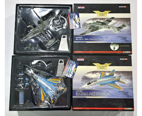 Corgi Aviation Archive, a boxed pair of 1:72 scale Military Aircraft. Although unchecked for completeness condition appears g