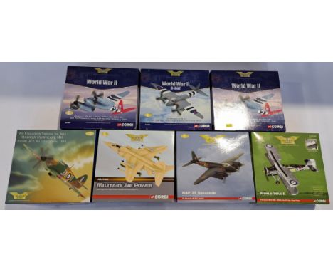 Corgi Aviation Archive a boxed military 1:72 scale group. Although unchecked for completeness condition appears generally Goo