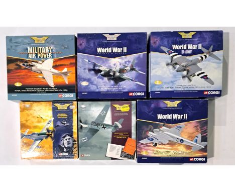 Corgi Aviation Archive, a boxed group of 1:72 scale Military Aircraft. Although unchecked for completeness condition appears 