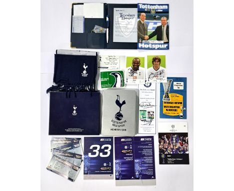 Tottenham Hotspur - "Spurs", a group of Corporate/VIP and similar matchday souvenirs and gifts which include a VIP Wallet com
