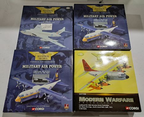 Corgi Aviation Archive a boxed military 1:144 scale group. Although unchecked for completeness condition appears generally Go
