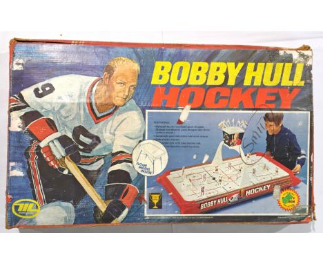 Vintage Munro Games (1971) "Bobby Hull Hockey" Table Top Game. Hard to find item. Comes with bagged accessories and pieces. N