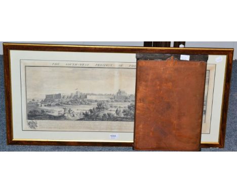 Buck (Sam'l and Nath'l), The South West Prospect of the City of Carlisle, 1745, large engraved print, mounted, framed and gla