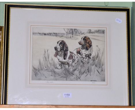 Three etchings by Henry Wilkinson 