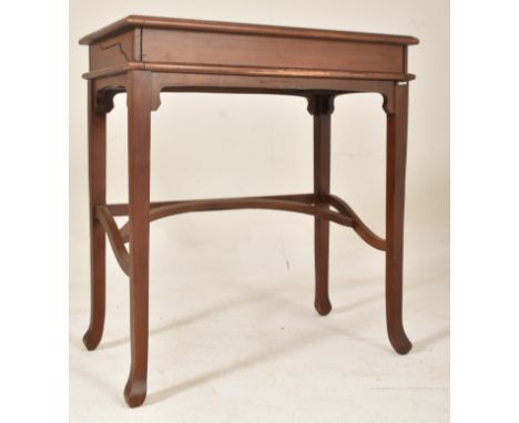 OKA Luxury Furniture - Bath - A contemporary British design mahogany bureau writing desk. The bureau having a rectangular lif