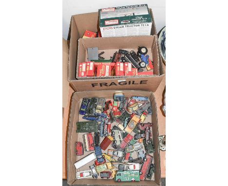 Mamod TE1A Steam Traction Engine (boxed) together with a quantity of 1950's Dinky Toys and other diecast, various Triang OO g