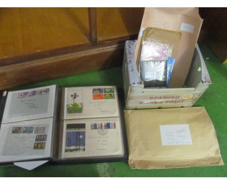 Some First Day Covers in album (approximately 90) and others including Australia