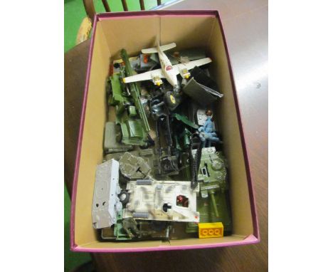 Various model Army boats and planes