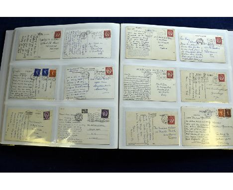 A collection of postal history and first day covers, presented in several photograph and other albums (parcel) 