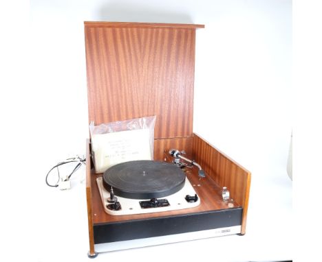 GARRARD - a Vintage model 301 Transcription Motor turntable, schedule no. 51400/2, with SME model 3009 tonearm, in fitted Rec