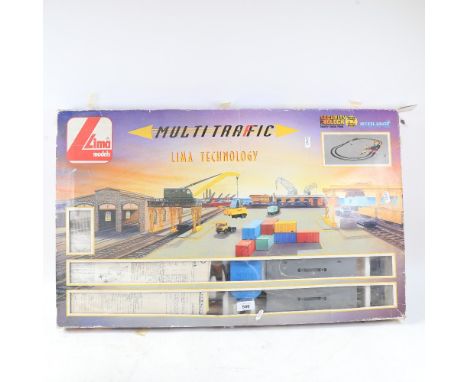 A Vintage Lima Models Multi-Traffic toy set, boxed 