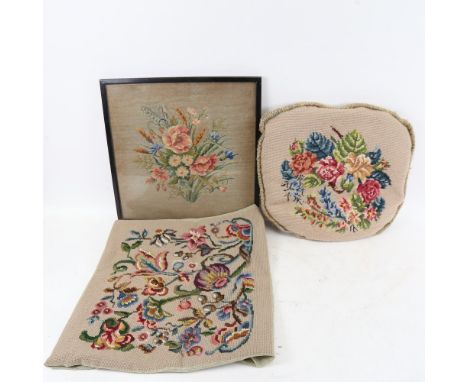 A group of hand embroidered tapestry panels by Phylis Ravenhill (3) 
