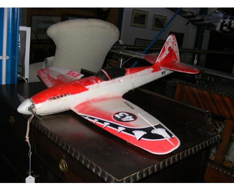 A motorized model aircraft  