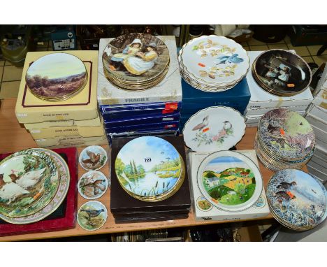 A QUANTITY OF COLLECTORS PLATES, to include Wedgwood 'Game Birds of Britain Collection', Royal Doulton 'At Peace with nature'