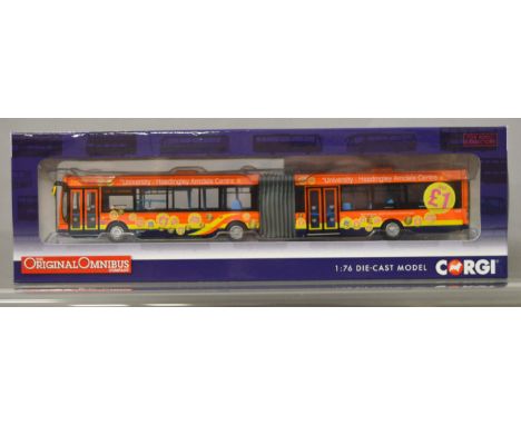 Corgi The Original Omnibus Company OM41310A Wright Fusion First Leeds 95 Leeds Rail Station Via Headingley, 1:76 scale. This 