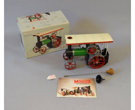 Mamod TE1a Steam Tractor. Appears VG, boxed.