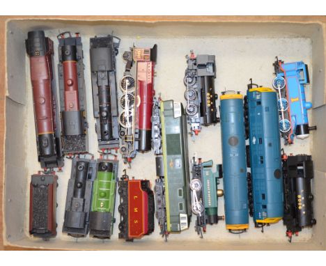 OO gauge, 13 x Hornby locomotives, diesel and steam engines in various livery, includes a Thomas the Tank Engine locomotive. 
