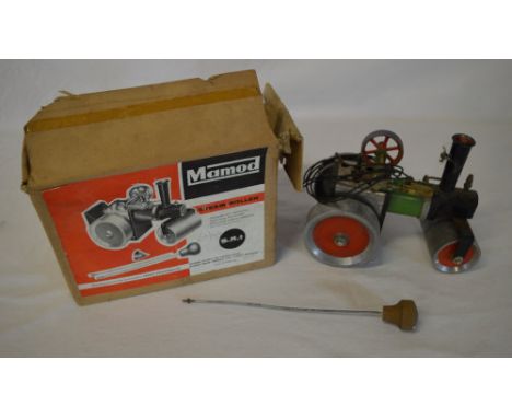Mamod steam roller with original box (af)