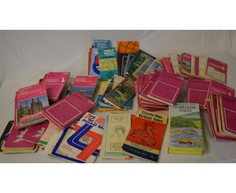 Large quantity of Ordnance Survey maps and road maps, including some local
