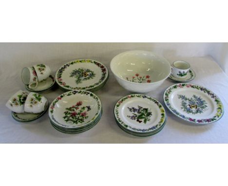 Royal Worcester 'Worcester Herbs' part dinner service approx 20 pieces