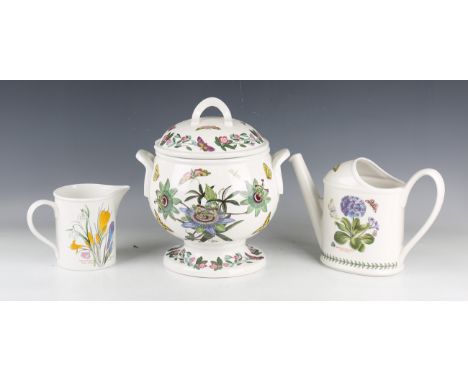 A large mixed group of Portmeirion tablewares, mostly Botanic Garden, including a soup tureen and cover, four serving dishes,