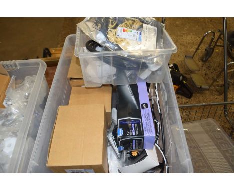 Two mixed boxes of various LED under cabinet lighting