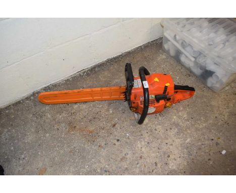 A Timber Pro petrol chainsaw