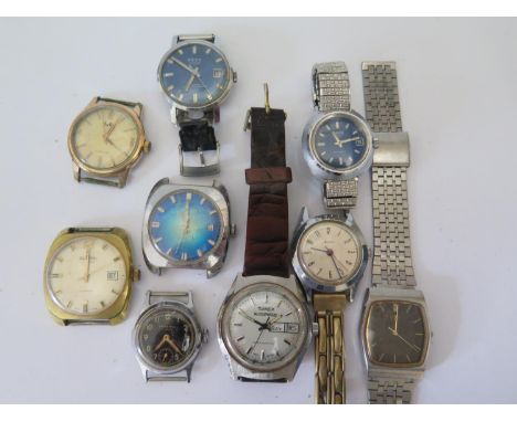 A Selection of Wristwatches including Timex, MuDu etc. 