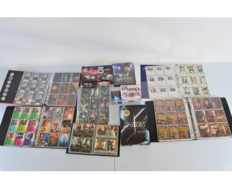 A good collection of assorted TV related trading cards and collectors cards, including Buffy The Vampire Slayer, Angel, ROYO,