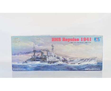 Trumpeter 1:350 scale model kit, 05312 HMS Repulse 1941 (Contents not checked for completeness)