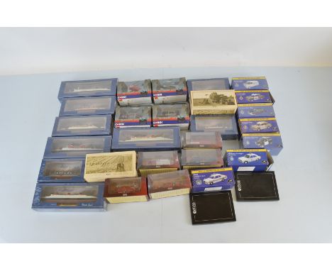 A quantity of Atlas Edition and Corgi diecast models, including Corgi WW1 Centenary models, Atlas Edition British Police Cars