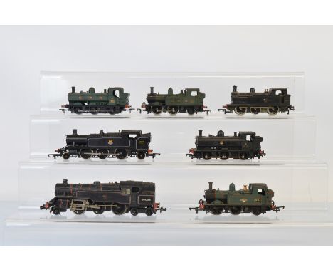 Seven OO gauge locomotives, five tank locomotives together with two others including Hornby Dublo, Airfix, Bachmann etc, all 