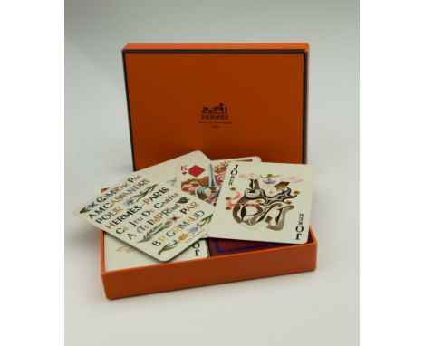 A pack of Hermes of Paris playing cards, to a design by Adolphe Cassandre 1948