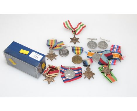 A First War medal named 2354 Private R. Webb Oxfordshire Yeomanry, a 1914-15 star named to same, a First War medal named 2678