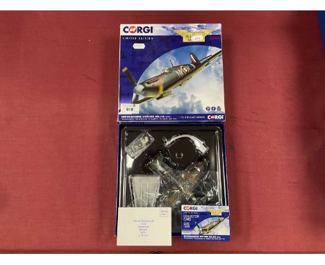 Corgi The Aviation Archive #AA39206 1:72nd Scale Diecast Model Supermarine Spitfire Mk.IIA, P8088, Certified No. 0058 of 1400