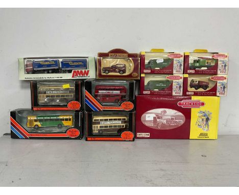 Eleven OO / HO Scale Diecast, Plastic Model Lineside Vehicles by Lledo, EFE and other including #BR1002 Trackside Days Gone T