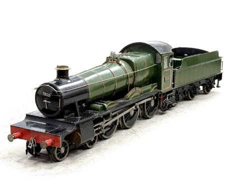 5 Inch Gauge "GWR Manor Class" R'No 7800. An extremely well engineered 5 inch gauge live steam 4-6-0 G.W.R Manor Class tender