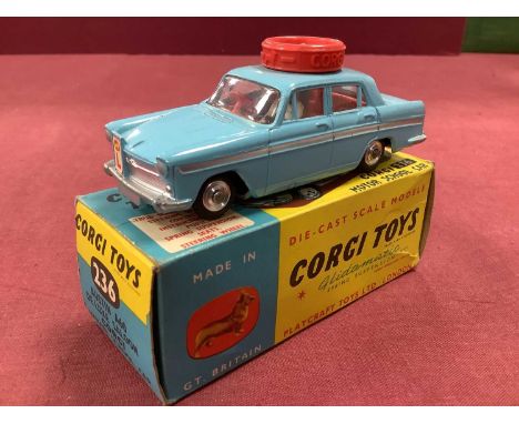 Corgi Toys No 236 Motor School Car, overall very good, boxed, slight crushing to box.