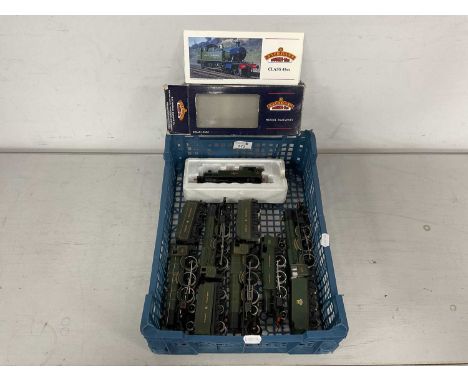 Six Great Western steam locomotives by Hornby, Airfix, Lima and Bachmann, including boxed Bachmann 45xx class in BR Green, Ai