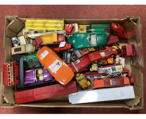 A Collection of Diecast and Plastic Model Vehicles by Corgi, Matchbox and other. Plastic 1:20 Alfa Romeo 1300 Junior Zagato N