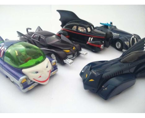 Batman Corgi Model Cars Seventeen assorted cars and two 1/16th scale Batman & Robin Motorbikes plus some coloured cards. Not 