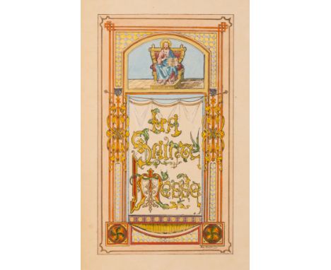 Shakespeare (William) Songs of Shakespeare Illuminated by H.C.Hoskyns Abrahall, chromolithographed throughout with decorative