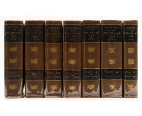 Military History.- Oman (Charles) A History of the Peninsular War, 7 vol., first editions, presentation inscriptions in each 