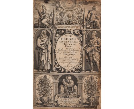 Botany.- Gerard (John)&nbsp;The&nbsp;Herball&nbsp;or Generall Historie of Plantes, second edition, lacking initial and final 