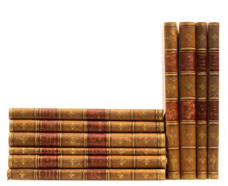 Ysendyck (J.J. van) Documents classés de l’art dans les Pays-Bas du Xième au XVIIIième siècle, First-Third Series bound in 10