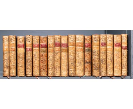 Hume (David) Histoire d'Angleterre...[Maison de Plantagenet], 6 vol., Amsterdam, 1765; Histoire de la Maison de Tudor..., 6 v