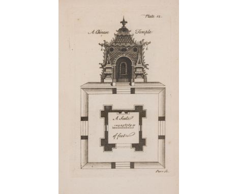Halfpenny (William) New Designs for&nbsp;Chinese Temples, Triumphal Arches, Garden Seats..., part 1 only (of 4), engraved thr